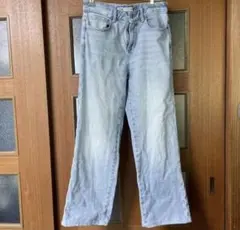 zara ザラ　ハイウエストストレートデニム