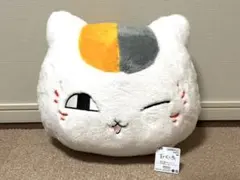 夏目友人帳　めちゃもふぐっと　ニャンコ先生顔型ぬいぐるみ　ウインクver.