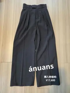 anuans 26SS 今季 コットンカプリパンツ 完売品 S - メルカリ