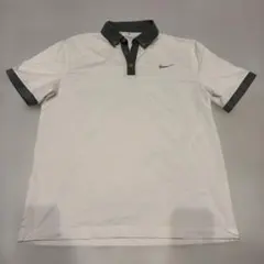 Nike Dri-Fit ゴルフシャツ ホワイト/グレー