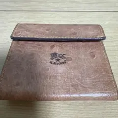 IL BISONTE 二つ折り財布 オーストリッチ型押しのサムネイル