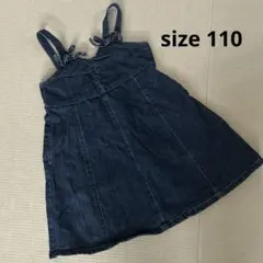 デニムワンピース　キャミソール
