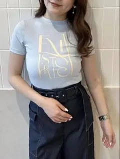 エイミーイストワール　Tシャツ　水色　サックスブルーのサムネイル