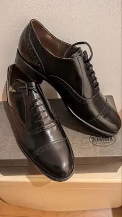 KENFORD ブラックシューズ ウィングチップ