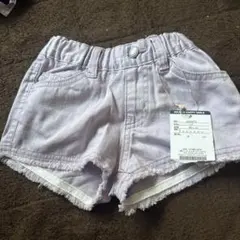 半ズボン　薄紫　80cm