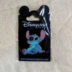 希少】ディズニーランドパリ スティッチ ピンバッジ 海外ディズニー