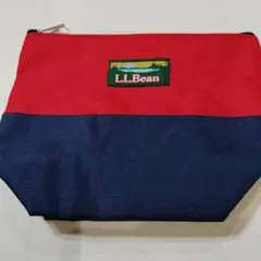 L.L.Bean ポーチ レッド ネイビー バイカラーのサムネイル