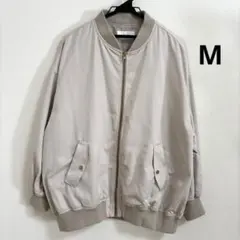 グローバルワーク　MA-1 ブルゾン ジャケット アウター ロング M