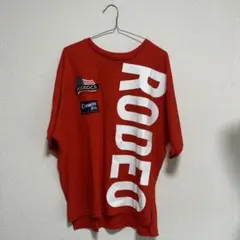 ロデオクラウンズ　半袖　Tシャツ　赤