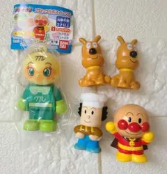 【新品・未開封】アンパンマンブロックラボ スイング5 アンパンマン人形セット