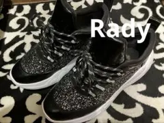 【Rady】キャンセルの為 ラスト ラメグリッター 厚底スニーカー 試し履きのサムネイル
