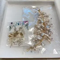 あかな様専用】Love Tiara 3点セット（ティアラ、ネックレス、ピアス