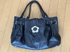 虹*子様 MARY QUANT（マリークワント）レザー　トートバッグ　ハンドバッ