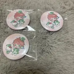 カラフルピーチ　じゃぱぱ　サンリオデフォ缶バッジ