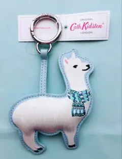 【新品】キャスキッドソン アルパカ キーホルダー バッグチャーム キーリング