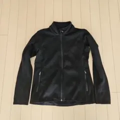 ⭐️8日セール⭐️新品　ブラック ストレッチ ジップアップジャケット　M