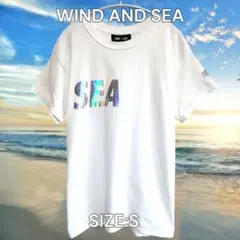 WIND AND SEA ホログラムロゴTシャツ ホワイト Sサイズのサムネイル