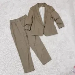 H&M エイチアンドエム パンツ セットアップ グリーン 卒業式 入学式