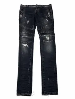最安値　balmain biker denim jeans w30のサムネイル