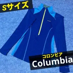 Columbia レディース ハーフジップ 長袖　ロングスリーブ　ロンt シャツ