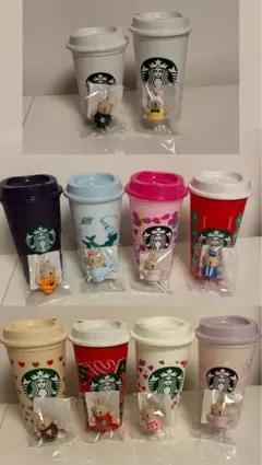 Starbucks リユーザブルカップ ベアリスタ付き 選り取り3点セット