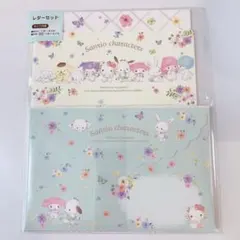 郵便局限定　サンリオ　レターセット　ハローキティ　マイメロ　クロミ　シナモロール