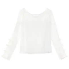 HONEY MI HONEY lace boatneck topsのサムネイル