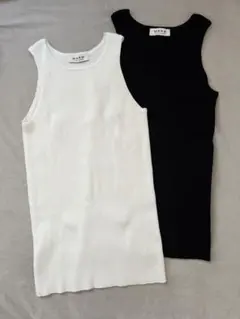 MARW UNITED ARROWS＊2枚SET リブタンクトップ　フリーサイズのサムネイル