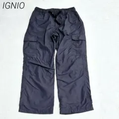 イグニオ　カーゴパンツ　グレー　S 裏フリース　発熱　保温　防寒　ワークパンツのサムネイル