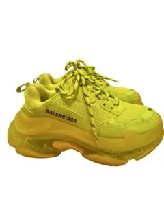 BALENCIAGA Triple S ネオンイエロー スニーカー 36のサムネイル