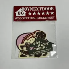 BOYNEXTDOOR WEGO コラボ ステッカー
