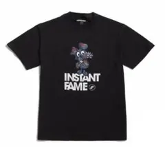 【美品】INSTANT FAME/半袖Tシャツ/M/コットン/グレー
