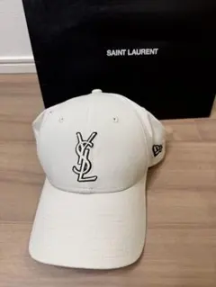SAINT LAURENT Y バーシティキャップ正規品・美品・タキマキさん着用 SAINT LAURENT Y バーシティキャップ正規品・美品・タキマキさん着用
