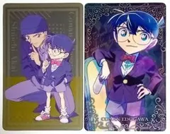 名探偵コナン メタリックカードコレクション 江戸川コナン&赤井秀一 2枚セット