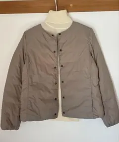 無印良品　軽量ダウン　ポケットブルジャケット