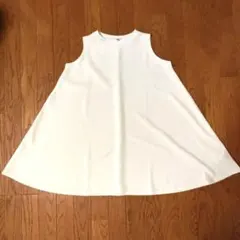 コカ　エンボス　ノースリーブチュニック