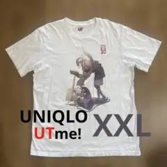 ビックシルエット【ユニクロ UT me!】グラフィックTシャツ ホワイト 2XL