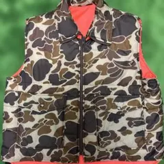 カモフラージュ柄 ナイロンベスト