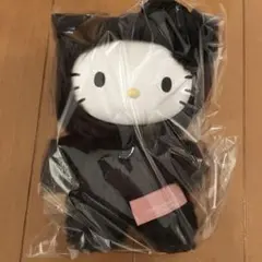 サンリオハウス フラッフィーハローキティチャーム シークレット　黒　ブラック