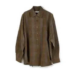 OUR LEGACY BORROWED SHIRT ブラウン チェック 46 - メルカリ