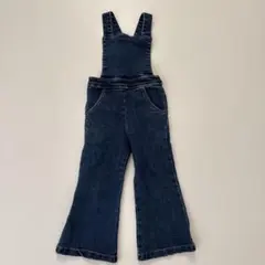 cieldemaman 韓国子供服 デニム オーバーオール フレアパンツ