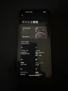 美品NothingPhone (1) 256GB SIMフリー A063