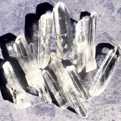 【バーコード艶々！大容量！】レムリアンシードクリスタル　水晶　ポイント12