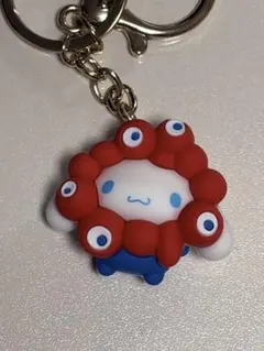 大阪万博限定シナモロールカラーミャクミャクサンリオ立体キーホルダー シナモン