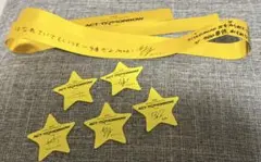 TXT 星５枚　金テープ act tomorrow 落下部　日本