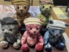 カヨユビス YUBIS 【レア.非売品】KAYO テディベア ソフビ｜Yahoo ひなたかおり 全5種セット ゴレンジャー MORRIS VAG 5体セット ぬいぐるみ