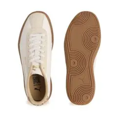 プーマ　クラブ クラシカ レオ　白　ベージュ　ヒョウ柄