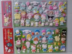 【新品未使用】サンリオ キャラクターずかんシール 2枚セット