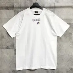 90’s USA製 袖裾シングルステッチGOLF 刺繍ロゴTシャツ レア