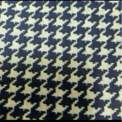 ラスト❗️生地　はぎれ　千鳥柄　綿100% 薄い紺色　白　ハンドメイド